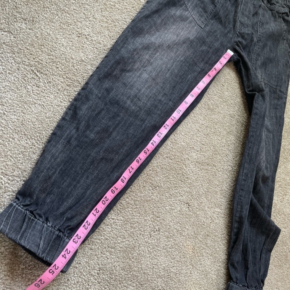 Mustard Seed Women’s Small Black Grey Distressed Casual Joggers Pants - Picture 10 of 10